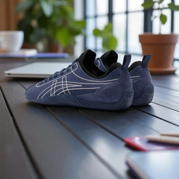 Premium Onitsuka Tiger Sclaw Navy Blue Shoes For Men For Men (LAB933) - Image 2