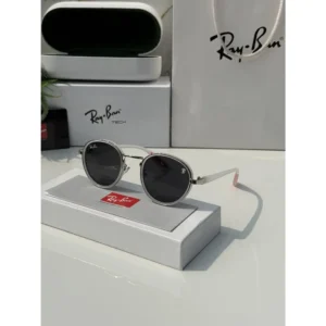 Premium Rayban Sunglasses White Black (SUP7492)