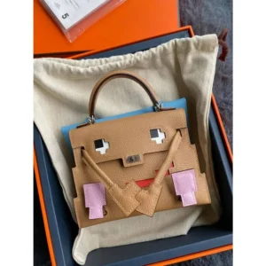 Hermes Kelly Doll Picto 25 Handbag