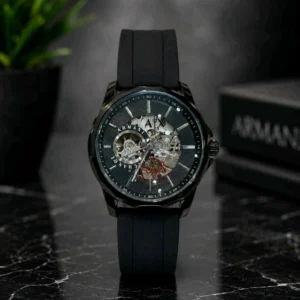 Armani Exchange Skeleton Watch
