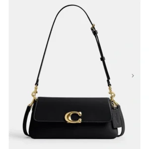 Coach Jet Pure Leather Shoulder Bag