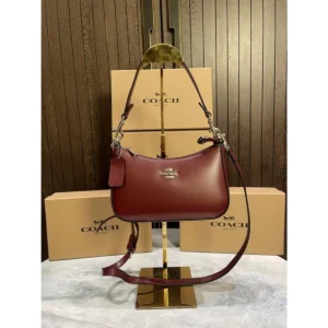 Coach Teri Leather Shoulder Bag